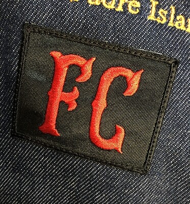 Patch Fly Fishing Crazy - FC MOTO-CYCLE Club Patch