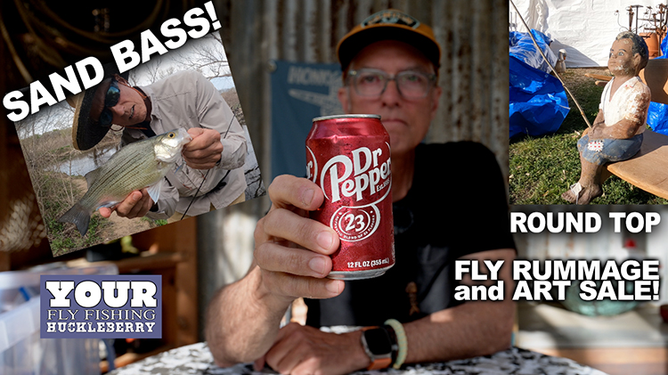 a real big fly fisherman drinks dr pepper