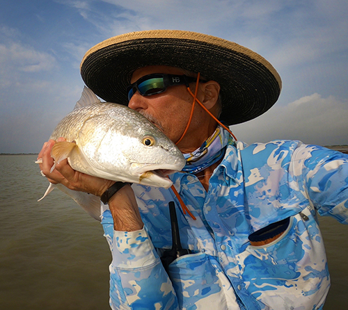 South Padre Island redfish on fly